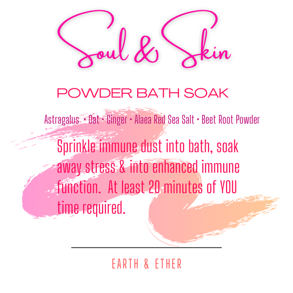 Powder Bath Soak • Boosting Immunity